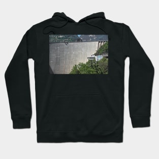 "Golden Eye" Verzasca Dam in Switzerland Hoodie